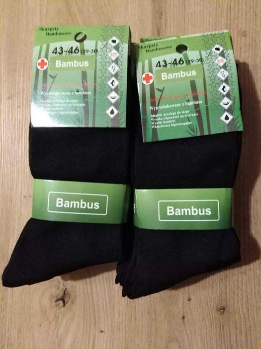 Skarpety Bambusowe  10 par 36zł