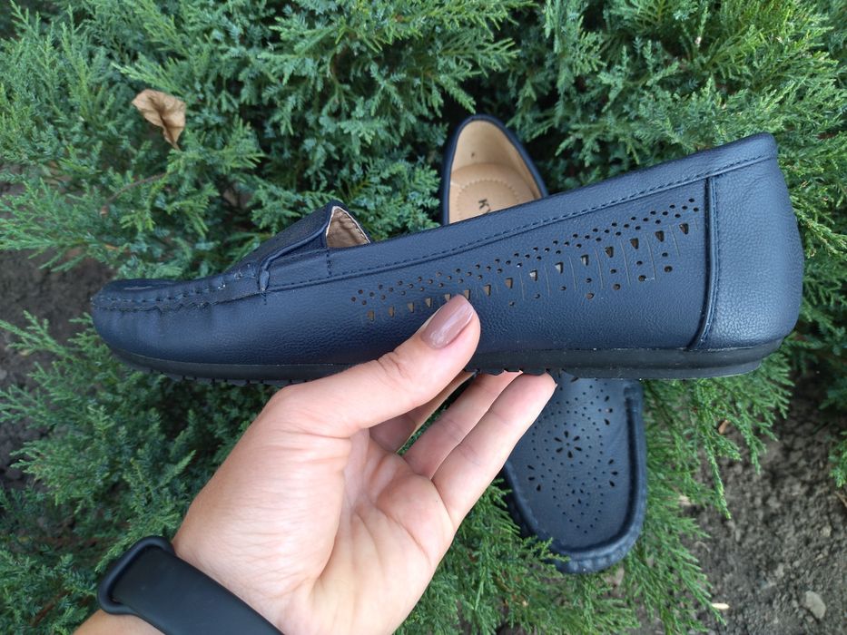 Мокасини туфлі балетки жіночі 39 р 25,5 см