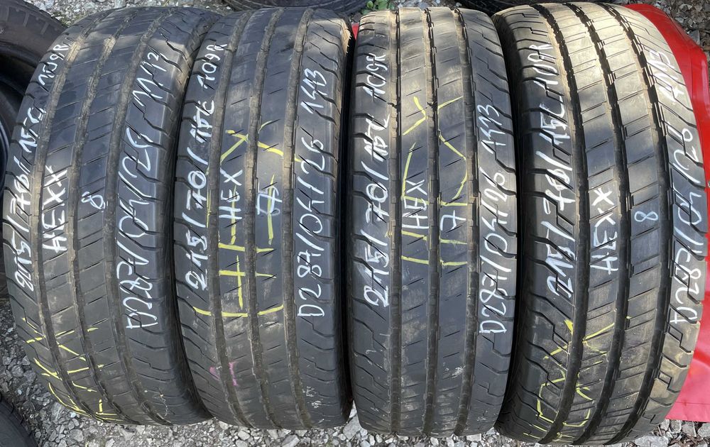 4szt. opony letnie 215/70R15C 109R Continental ContiVanContact 100