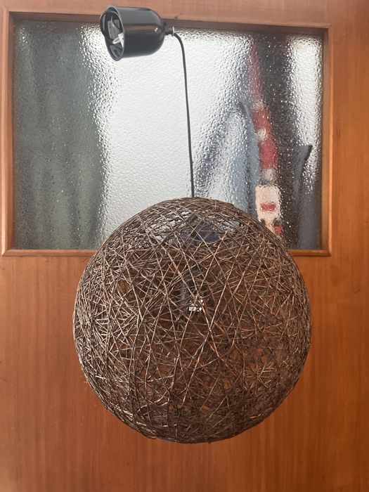 Candeeiro de teto redondo