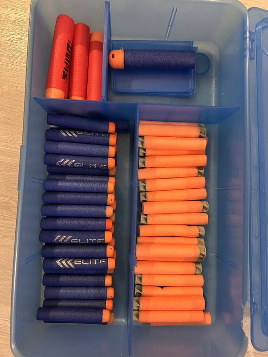 Nerf munições dimensoes