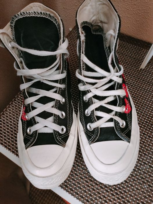 Converse x comme des garçons р. 36.5 uk 4