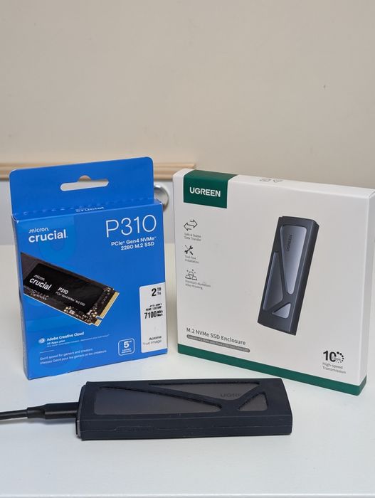 disco interno Crucial P310 SSD 2TB PCIe Gen4 NVMe M.2 2280 com caixa SSD M2