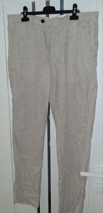 Штани р.36 (eur 52) лляні льон H&M