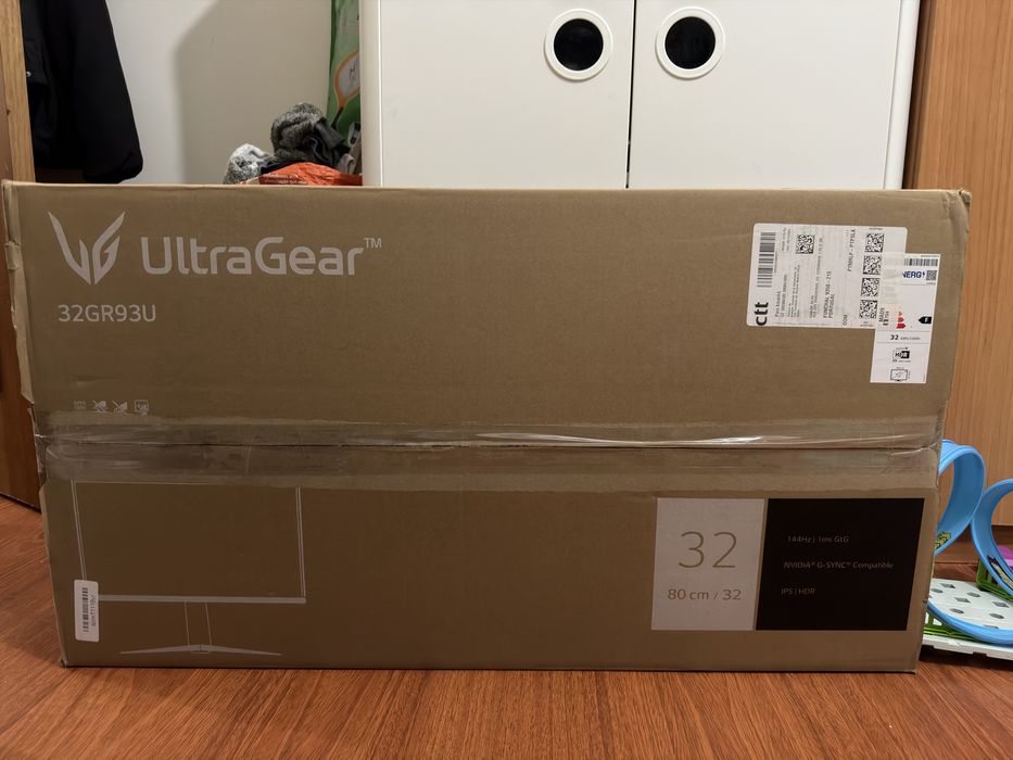 Monitor 32” IPS 4k 144Hz LG 32GR93U