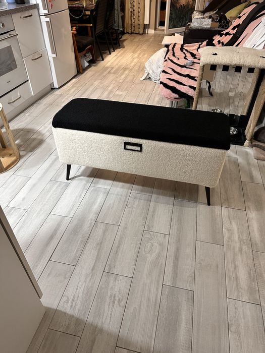 Банкетка пуф с нишей для хранения