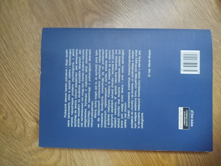 Psychologia lekarska w leczeniu chorych somatycznie