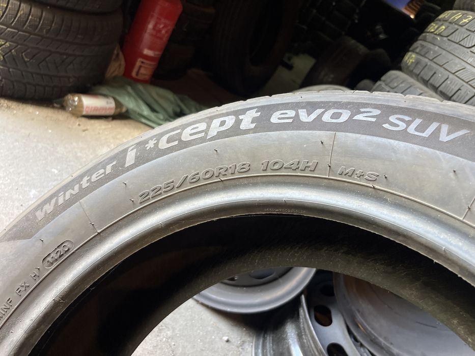 225/60/18 Hankook Winter Icept Evo2 Suv idealny stan 7,5mm 1szt 2020