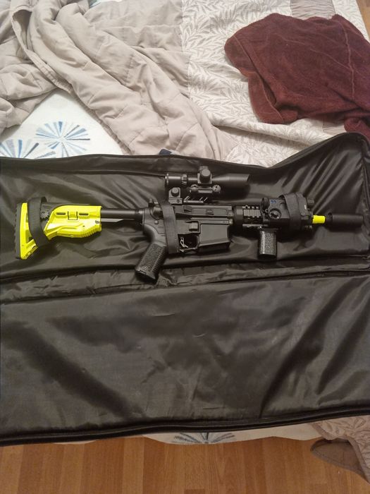 Vendo equipamento airsoft tudo junto ou troco por aquario minimo  300l, VR da ps5 ou portatil actual