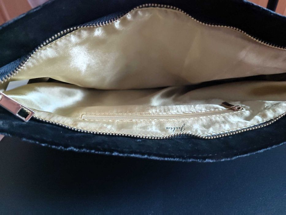 М'який чорний клатч, вечірня сумочка