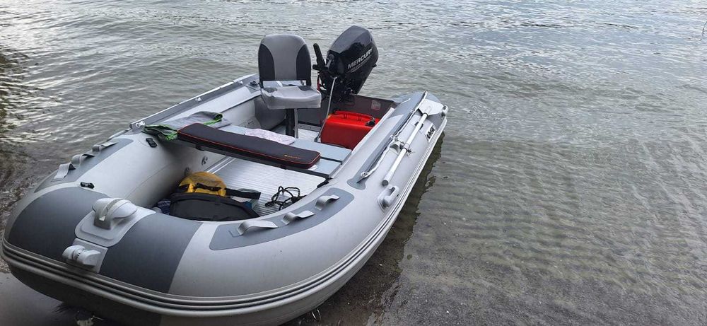 kompletny zestaw , Ponton Maweric 370 DS , Mercury 20 KM , Haibo M250