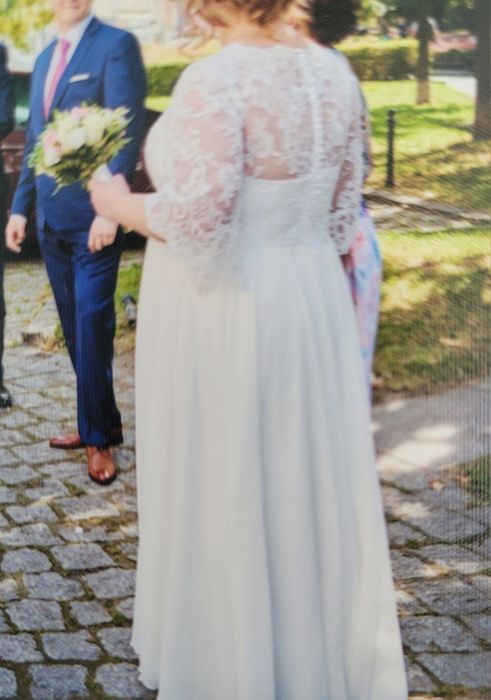 Suknia ślubna ciążowa