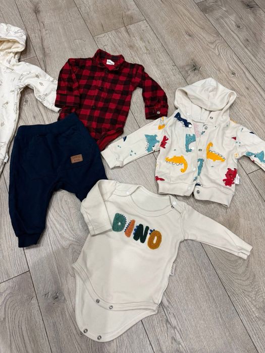 Paczka zestaw ciuchów 68 kilka 74