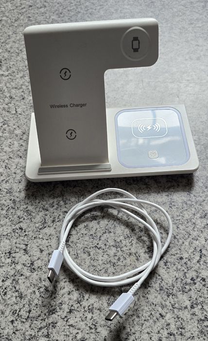 Bezprzewodowa ładowarka indukcyjna 3w1 – Telefon / Watch / Słuchawki