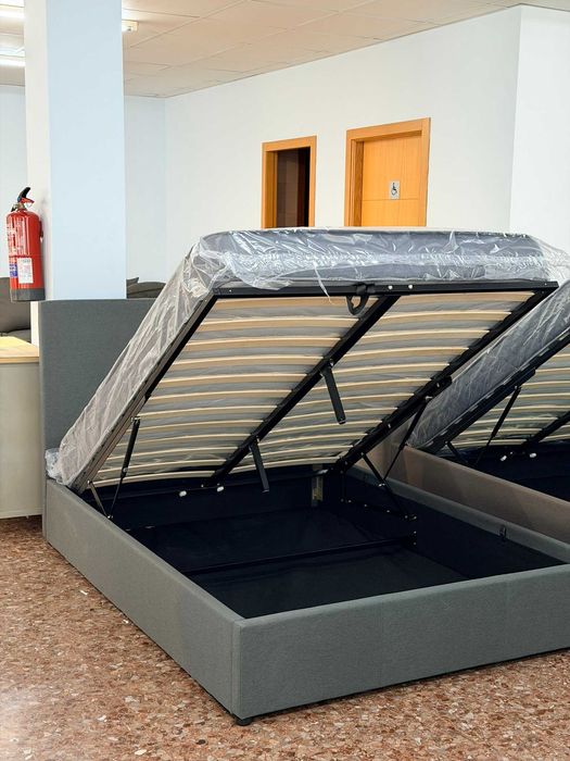 Cama com arrumação 135x190cm Paga na ato entrega Envio gratis