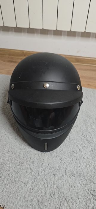 Kask motocyklowy retro NEXX X.G100 Matte Black Czarny Mat Cafe Racer