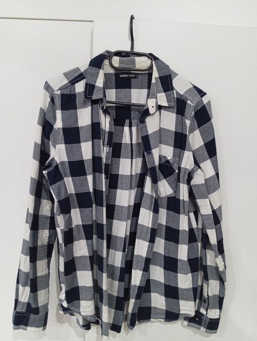 Damska koszula w kratę rozmiar M