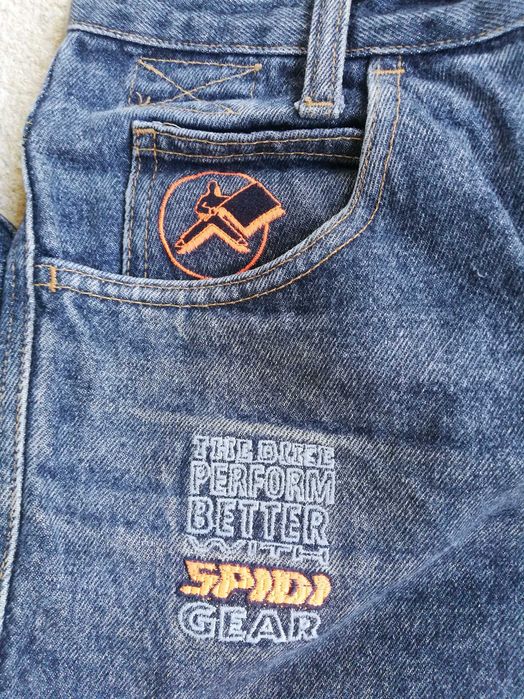 Calças moto ganga cinza escuro SPIDI Kevlar tamanho S