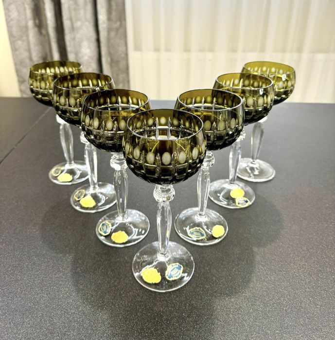 Хрустальные бокалы для вина Anna Hutte GDR Германия