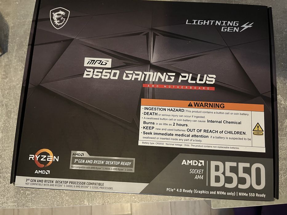 plyta glowna msi MPG B550 Gaming plus