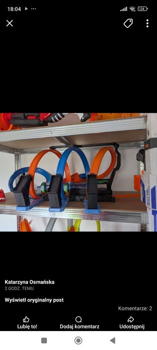 Tor hot wheels samochody