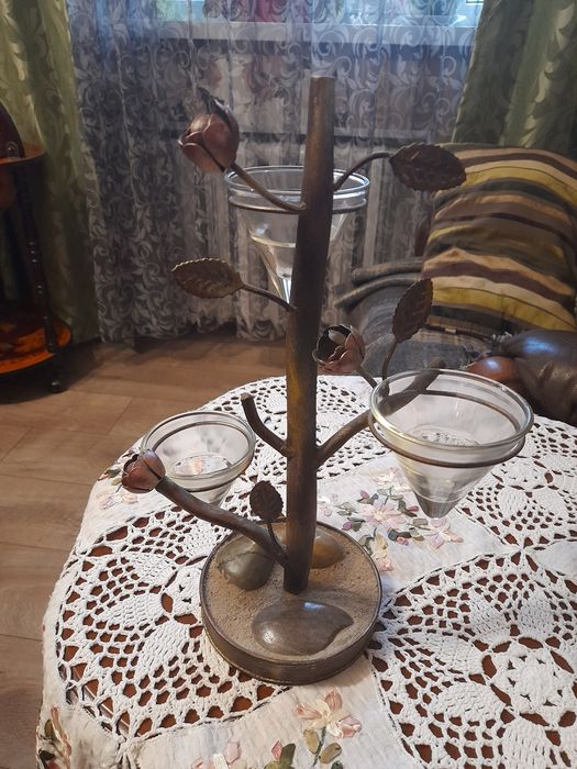 Подсвечник на три свечи(саше). Новый