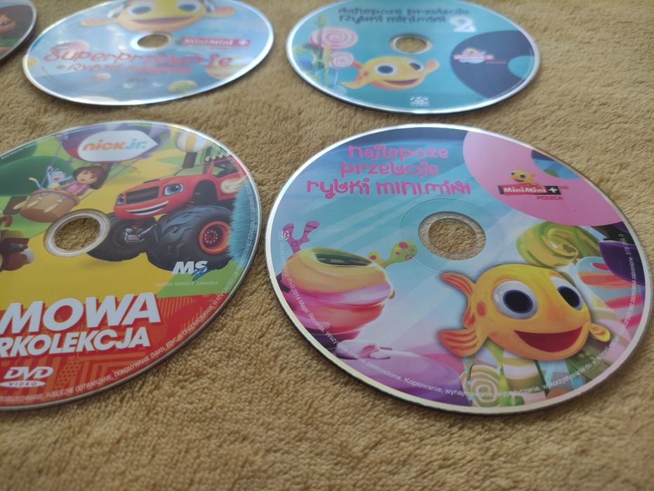 Klasyczne bajki i słuchowiska DVD, CD Rybki MiniMini, Nick Jr, Dora
