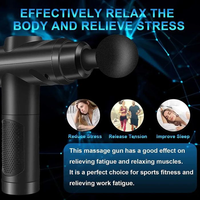 Масажний пістолет Zerolia з 30 рівнями швидкості