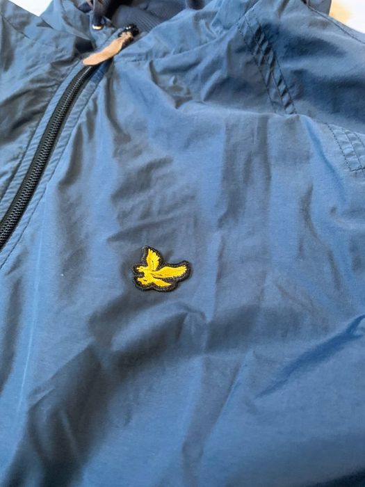 Вітровка Lyle & Scott синя з капюшоном, легка куртка (М)