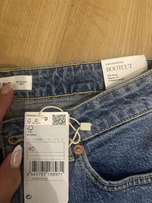 Jeansy Mango r.40