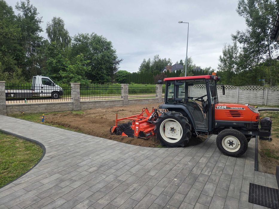 Usługi glebogryzarką separacyjną.