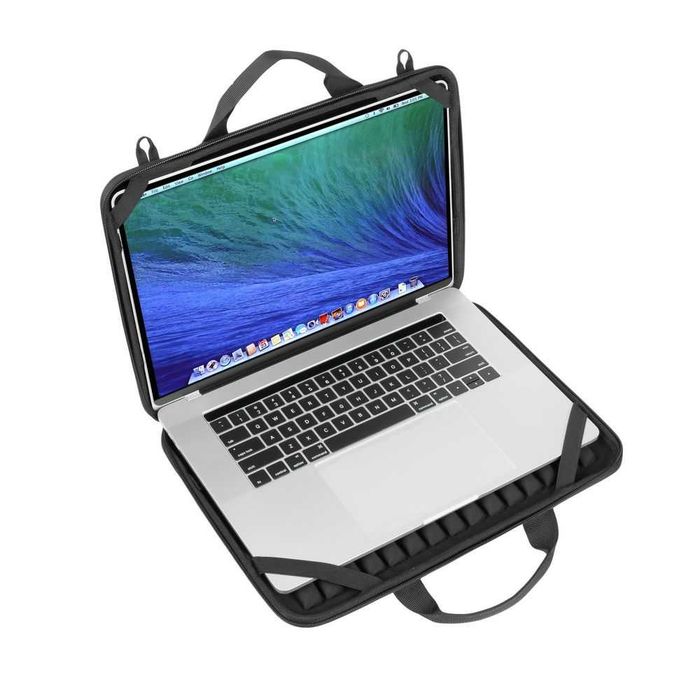 Сумка для ноутбука 14" жорсткий каркас чехол RivaCase 5130 Black