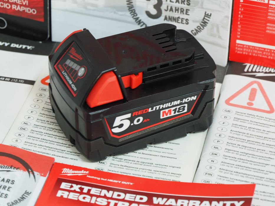 MILWAUKEE M18 B5 -18v 5ah akumulator bateria Nowa Oryginal