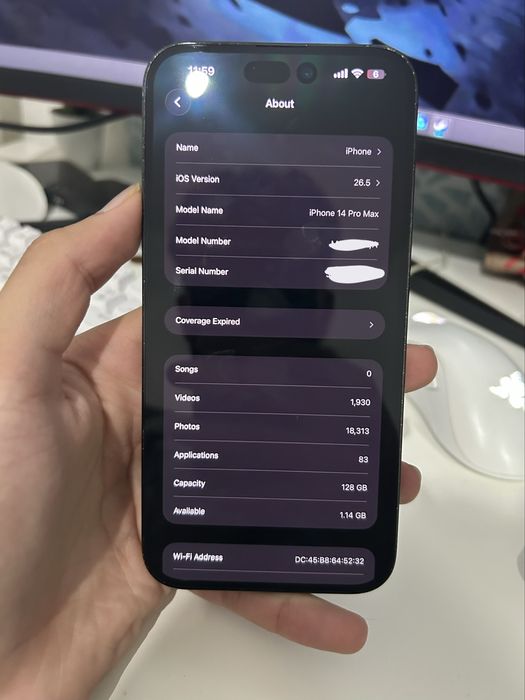 Iphone 14 pro max 128gb em boa condicao