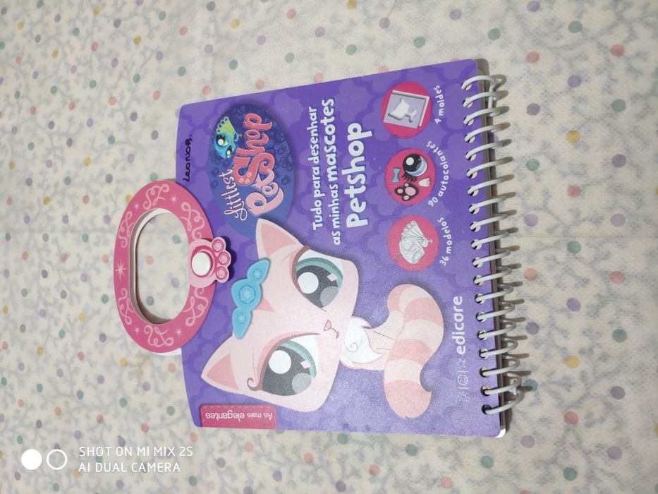 Livro novo littlest pet shop para colorir