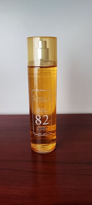 Mgiełka do ciała SENTIO De la Mare Raggio di Sole nr 82, kokos i czekolada, 250 ml