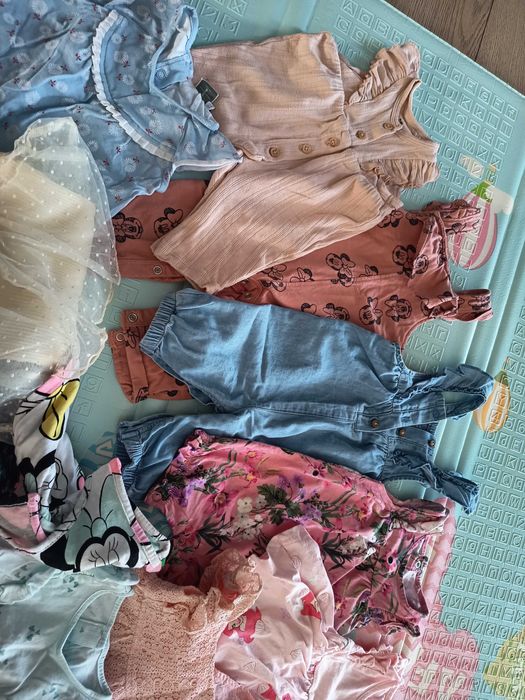 Paka ubrań dla dziewczynki na lato 62/68
