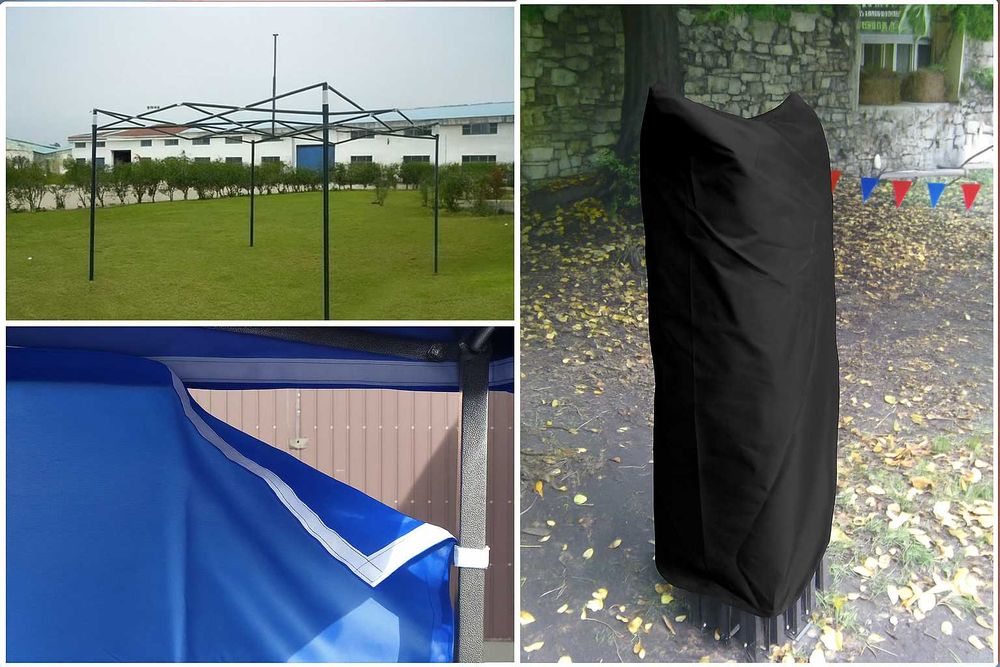 60kg 3x6 18m Namiot Handlowy parasol Ogrodowy szybko rozkładany montaż