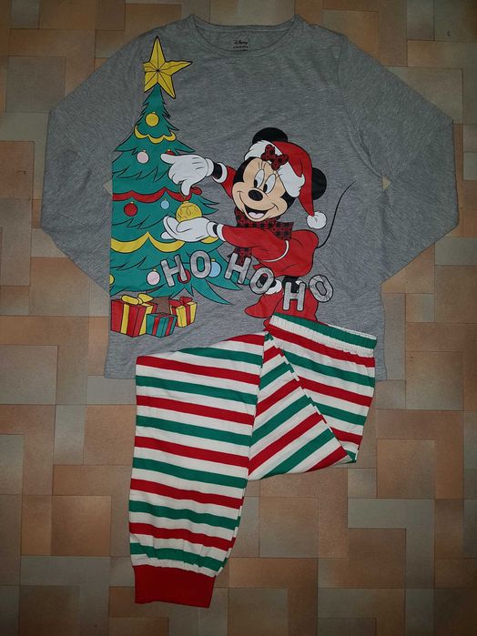 Новогодний комплект Микки Маус, пижама Disney 9-10 лет 140 см унисекс