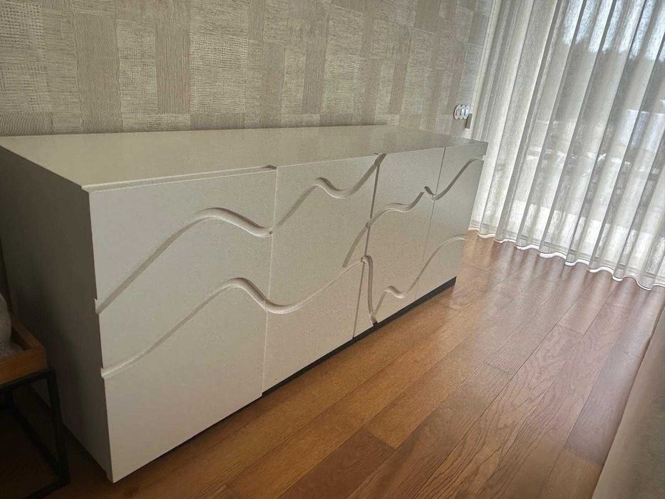 Aparador de sala lacado branco
