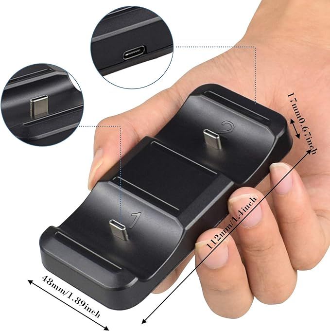 Ładowarka Podwójna Stacja Dokująca Ładująca USB PS5