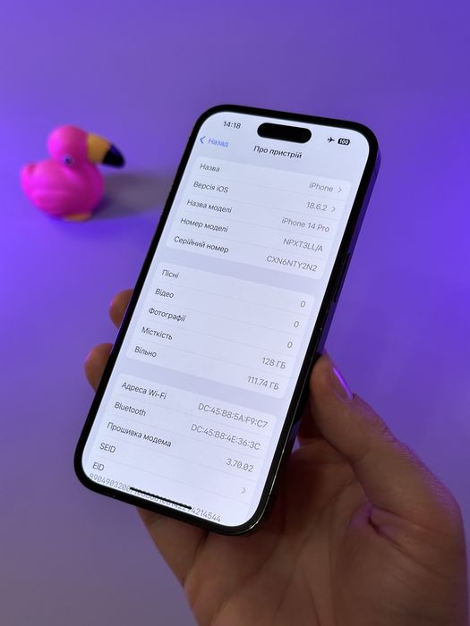 Apple iPhone 14 pro 128gb esim  89%