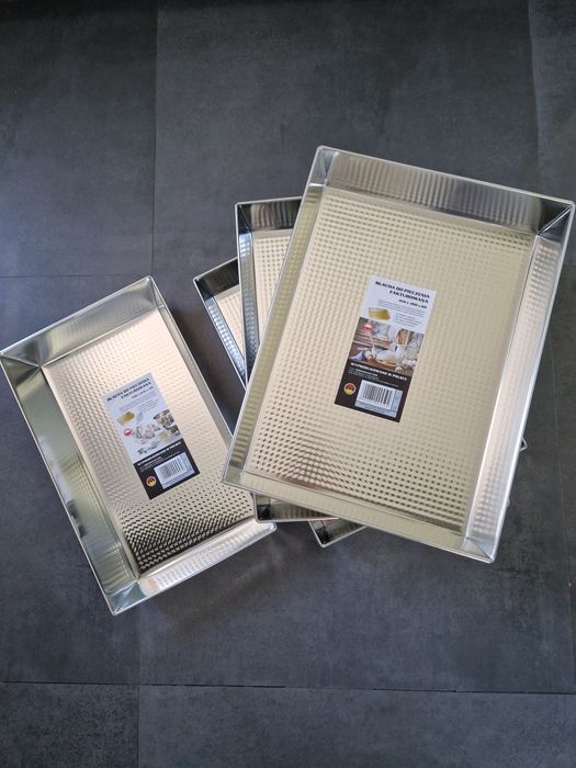 Blaszki do pieczenia blachy formy zestaw