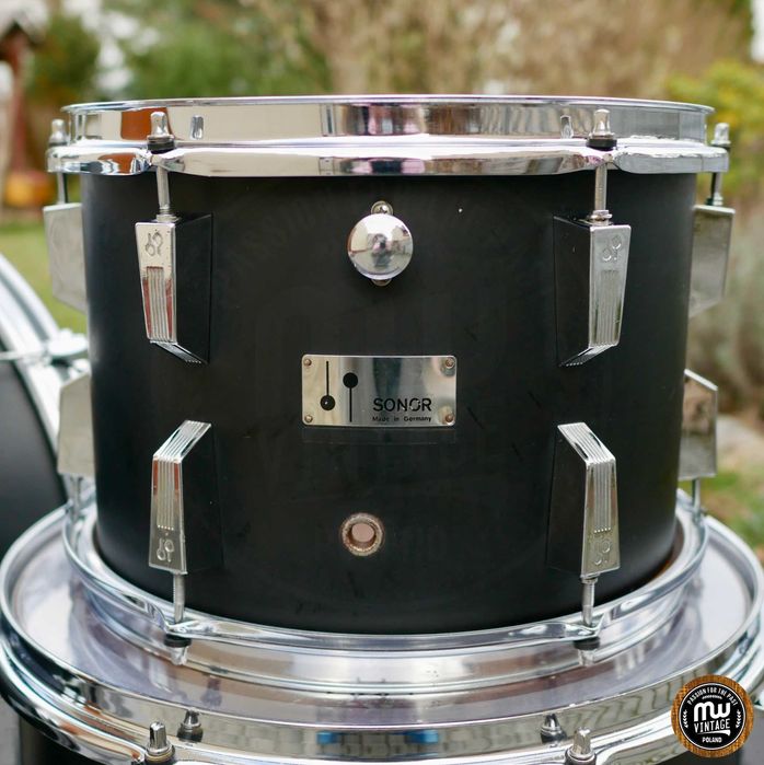 ‼️ Perkusja Sonor Champion 24", 13", 16" Matte Black 70s Vintage ‼️