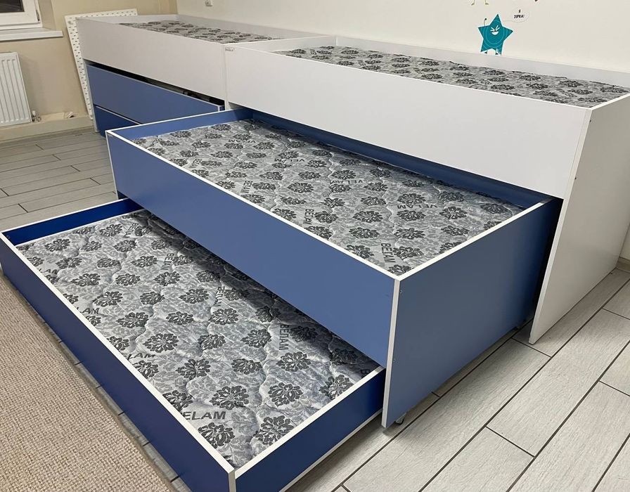 3х поверхове дитяче ліжко, матрац в подарунок