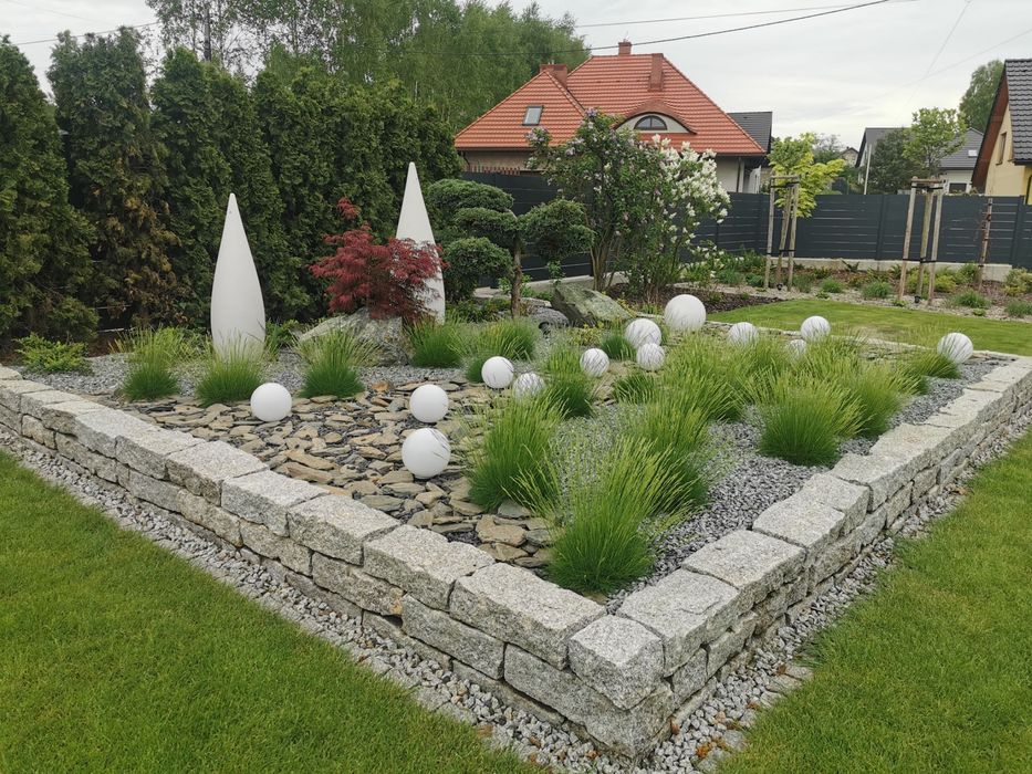 Grys granitowy, Kamień ozdobny /BARDZO ŁADNY
