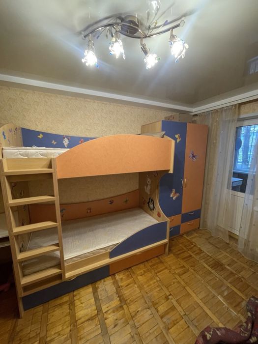 Детский гарнитур двухспалка +шкаф