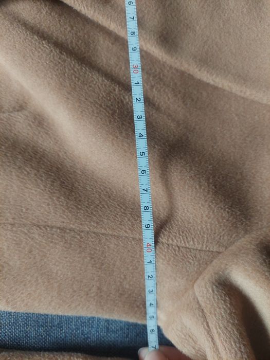 Jesienny klasyczny brązowy płaszcz damski cropp s 36