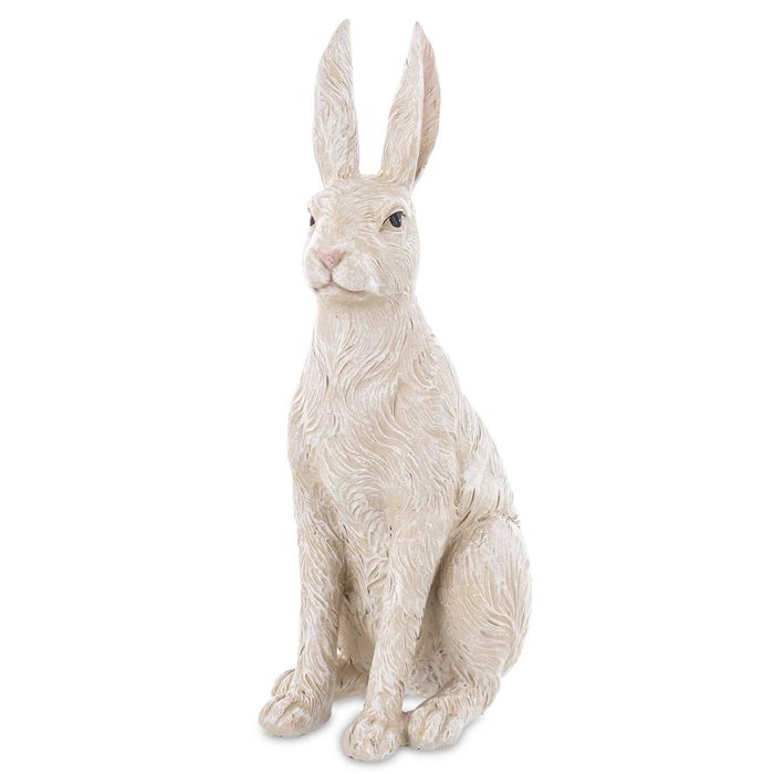 Zając Królik biały siedzący h32,5cm. 163995