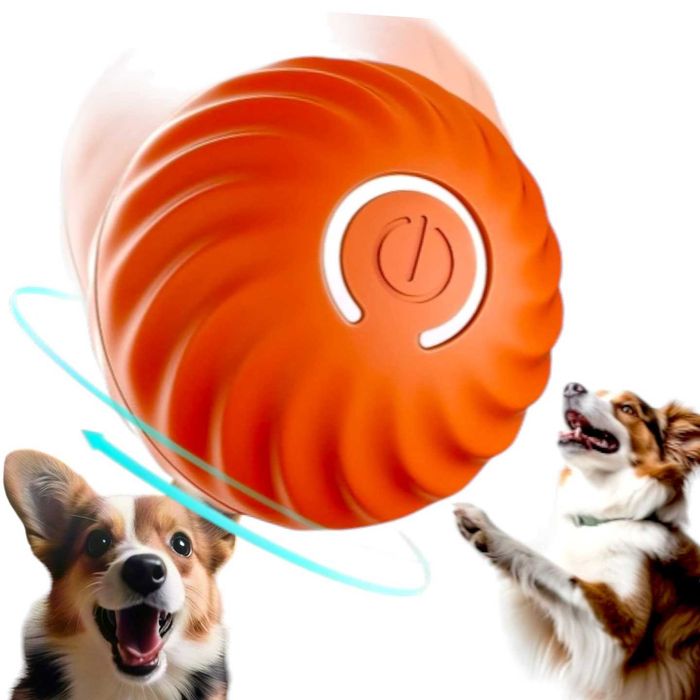Skacząca Uciekająca PIŁKA dla Psa INTERAKTYWNA Ruchoma Zabawka na USB